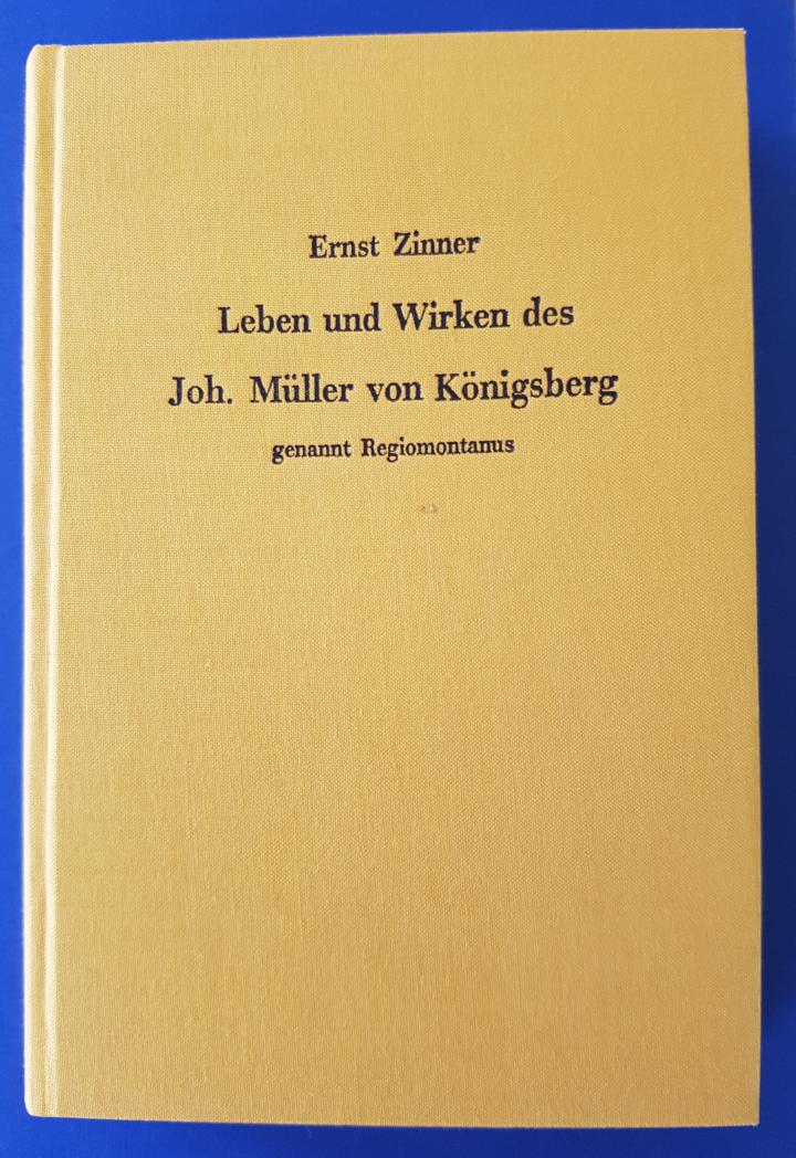 Leben und Wirken des Regiomontanus — Buch aus der Bibliothek über der Ausstellung